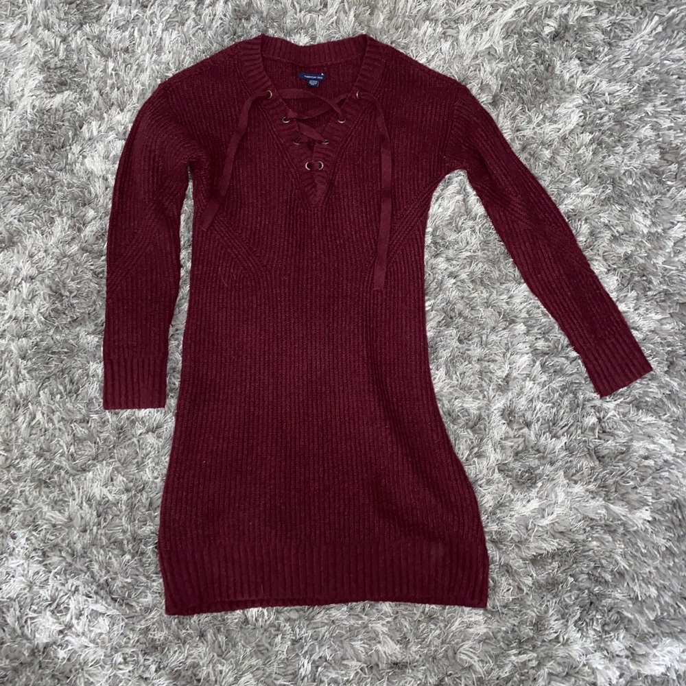 american eagle sweater dress